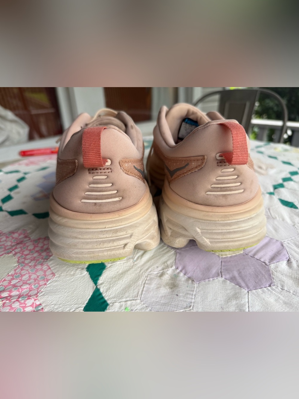 HOKA Bondi 8 Running Shoe, size 11, Cream Vanilla - Picture 11 of 16